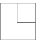 A graphic of overlayed squares